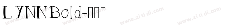 LYNN Bold字体转换